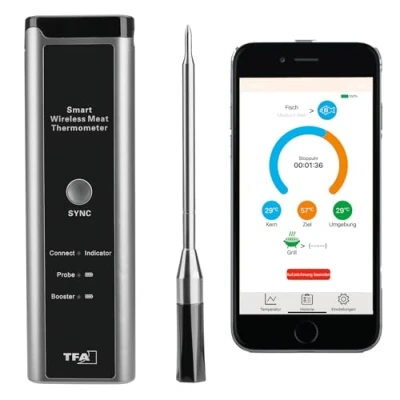 Afbeelding van TFA draadloze thermometer met app 70M