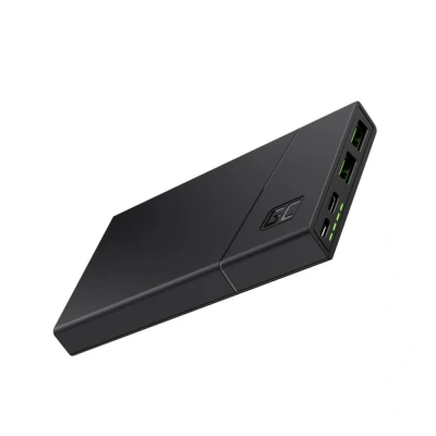 Afbeelding van Green Cell GC PowerPlay10S Powerbank 10000 mAh Quick Charge 3.0, Power Delivery LiPo Zwart