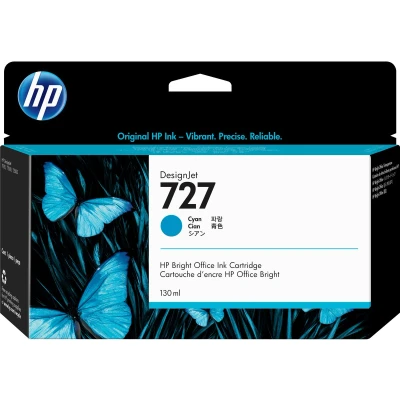 Afbeelding van HP 727 (B3P19A) Inktcartridge Cyaan