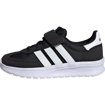 Afbeelding van adidas Sportswear RUN 70S 2.0 Sneakers laag Core black cloud white gum voor kinderen, Maat: 28, Kunststof/ textiel