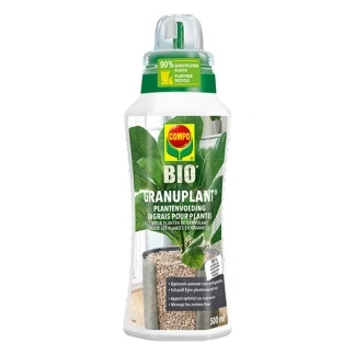 Afbeelding van COMPO Bio Granuplant Plantenvoeding 100% natuurlijk voor planten en kruiden in plantgranulaat fles 500 ml
