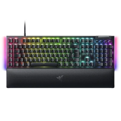 Afbeelding van Razer Gaming Toetsenbord Blackwidow V4 Green Switch Azerty Black (rz03 04690500 r3f1)