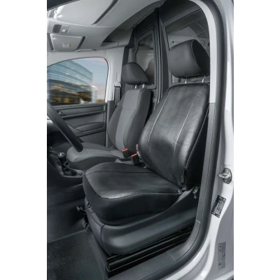 Afbeelding van WALSER 11517 Stoelhoes Zwart Kunstleer Voor VOLKSWAGEN: CADDY Alltrack IV Kombi, 3, 4 Kasten