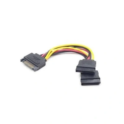 Image de Alimentation Du Câble Gembird Sata 15 Broches &gt; Hdd 2X Droite Cc Satam2F 01