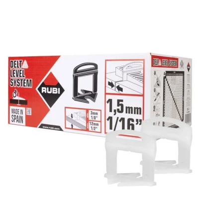 Afbeelding van Rubi Levelling Clips 1,5 mm 400 stuks