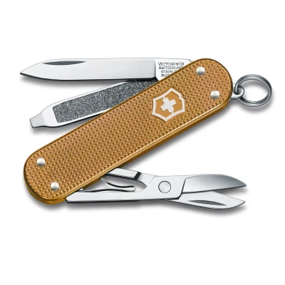 Afbeelding van Victorinox Classic Alox Colors Zakmes Wet Sand 5 Functies