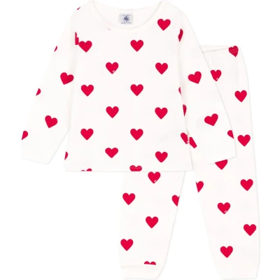 Afbeelding van Petit Bateau Massue Pyjama voor kinderen, Maat: 110, Marshmallow/terkuit