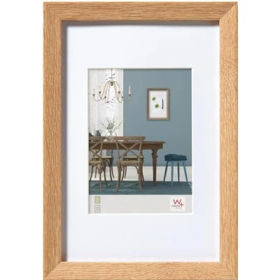Image de cadre photo walther design chêne clair 20 x 30 cm avec passe partout, en bois Fiorito EF030E