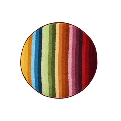 Image de Meusch 2867148518 Funky Tapis de Bain Rond 80 cm Multicolore
