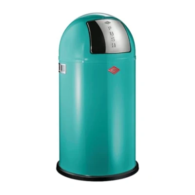 Afbeelding van Afvalbak Wesco Pushboy, turkoois