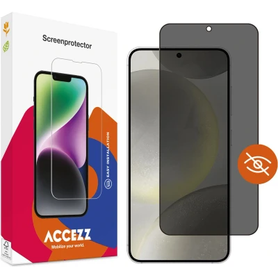Afbeelding van Accezz Screenprotector Geschikt voor Samsung Galaxy S24 Gehard glas Privacy