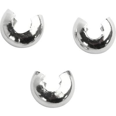 Afbeelding van CC Metalen Hoes 5 mm Verzilverd 50 stuks