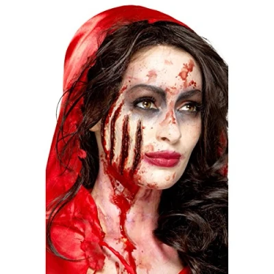 Afbeelding van Smiffys Latex Claw Wound Scar Nepwond Rood