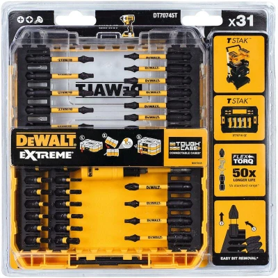Afbeelding van Dewalt DT70745T QZ 31 delige Bitset in cassette PH/PZ/TX