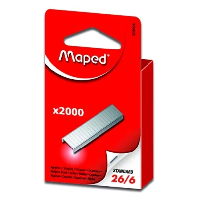 Afbeelding van Maped nietjes nr. 10 5000 26/6 x 2000