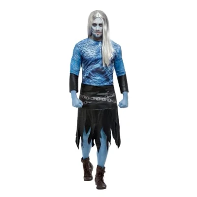 Afbeelding van Smiffy&#039;s Game of Thrones Kostuum Schotse Zombie Strijder Man Blauw, Zwart Medium Halloween Verkleedkleding