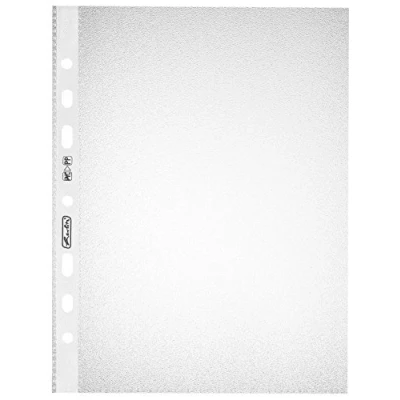 Afbeelding van Herlitz A5 hoesjes, waterbestendig, gecoat, transparant, 50 stuks