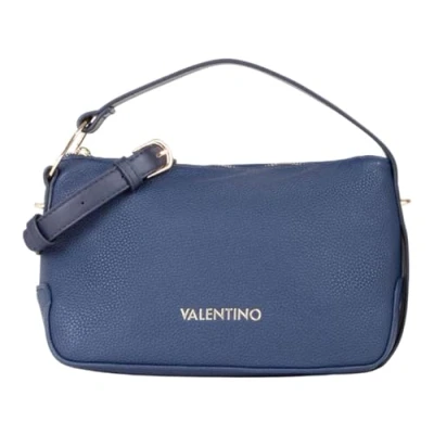 Afbeelding van VALENTINO Schoudertas Peonies Re Shoulder Bag Blu Donkerblauw