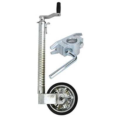 Afbeelding van AB Tools 48 mm geribbeld jockeywiel voor aanhangers met klem van gietijzer, mm, ribben __TR021