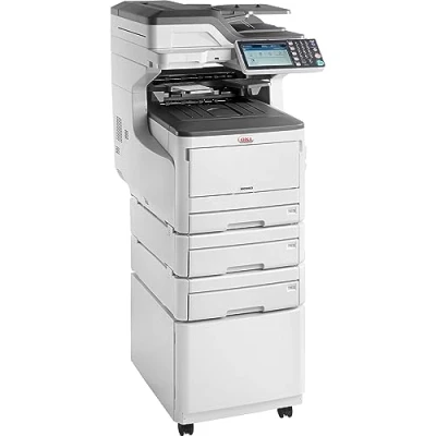 Afbeelding van OKI MC883dnct Multifunctionele printer kleur LED A3/Ledger (297 x 432 mm) (origineel) A3 (doorsnede) maximaal 35 ppm (printend) 935 vellen 33.6 Kbps USB 2.0, Gigabit LAN, 2.0 host
