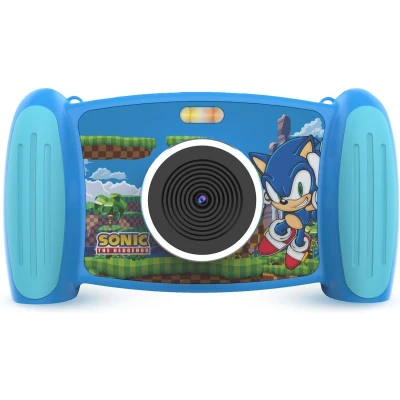 Afbeelding van Accutime Interactieve Kindercamera Sonic 5MP Foto, 1080p Videoresolutie, 4 Voudige Zoom, 5 Grappige Filters En Speciale Effecten, Coole Games, 2 in 1 Scherm Met Micro SD kaart Vanaf 3 Jaar