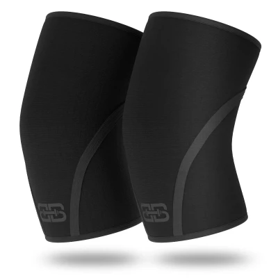 Afbeelding van Barbelts Knee sleeves Onyx 7mm