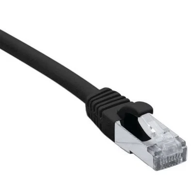 Image de Cordon RJ45 catégorie 6 F/UTP LSOH snagless noir 10 m