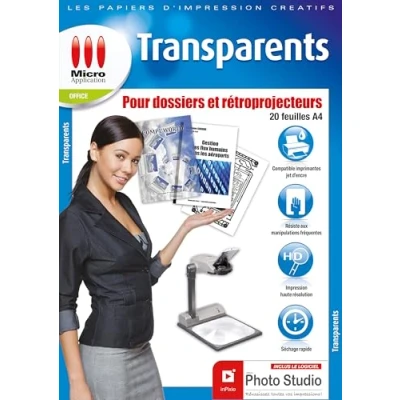Image de Micro Application film transparent pour rétroprojecteur