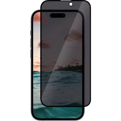 Afbeelding van Casecentive Privacy Glass Screenprotector 3D full cover iPhone 14 Pro Max