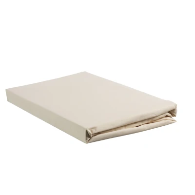 Afbeelding van Beddinghouse Hoeslaken Perkal Natural 80 x 200