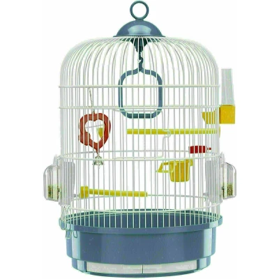 Afbeelding van Ferplast Vogelkooi Regina Blauw / Wit 32X32X63 CM