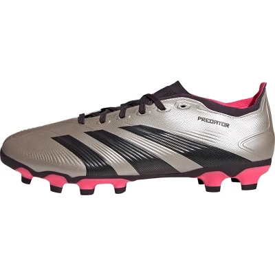Afbeelding van adidas Performance Predator League Multiground Voetbalschoenen met kunststof noppen, Heren, Maat: 45 1/3, Platin metallic/aurora black/turbo