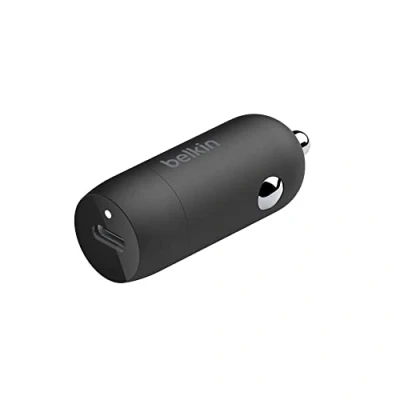 Image de Belkin Adaptateur Voiture Boostcharge 30w Usb c Pps Noir (cca004btbk)