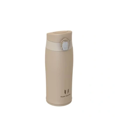 Afbeelding van Super Sparrow Drinkfles roestvrij staal, 18/8 drinkfles, 350 ml, BPA vrij, lekvrij, voor sport, onderweg, school, outdoor, kantoor, thuis