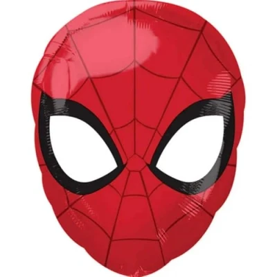 Afbeelding van Helium ballon Spiderman hoofd 43 cm