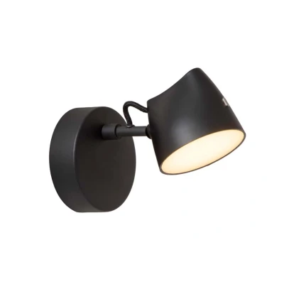 Afbeelding van Lucide MILNE Wandlamp LED Dimb. 1x8W 2700K Zwart
