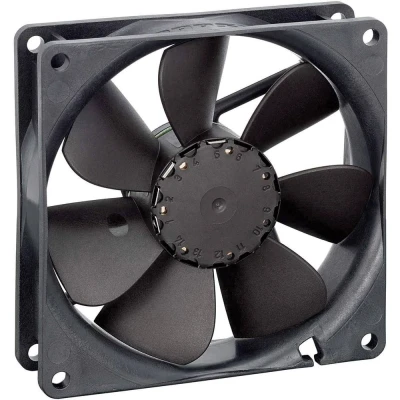 Afbeelding van EBM Papst 3412 N Axiaalventilator 12 V/DC 82 m3/h (l x b h) 92 25.4 mm