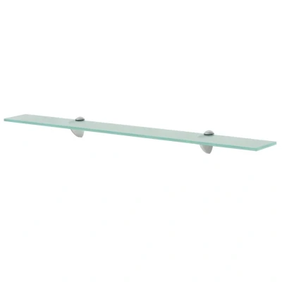 Afbeelding van Zwevend schap 80x10 cm 8 mm glas