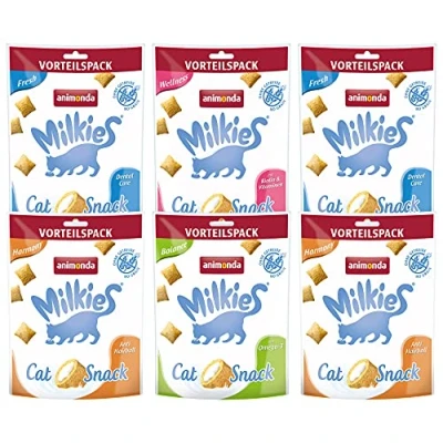 Afbeelding van animonda Milkies Mixpakket Kattenvoer 6 x 120 g (4 Soorten)