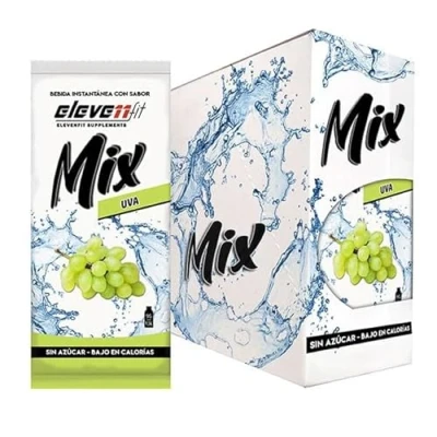 Afbeelding van Eleven Fit 24 x 200 g witte druivensmaak mix flessen zonder suiker