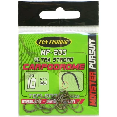 Afbeelding van Fun Fishing MP 200 Ultra Strong Carpodrome Zonder Weerhaak (20 pcs) Maat : 16