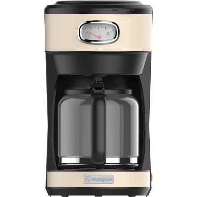 Afbeelding van Westinghouse Koffiezetapparaat Retro Collections 1000 W vanilla white WKCMR621WH