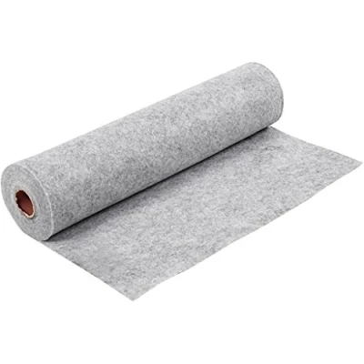 Afbeelding van Hobbyvilt, B: 45 cm, 1,5 mm, Gemelleerd, 180 200 gr, Grijs, 5 M, 1 Rol