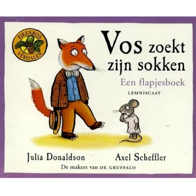 Afbeelding van Uitgeverij lemniscaat flapjesboek vos zoekt zijn sokken