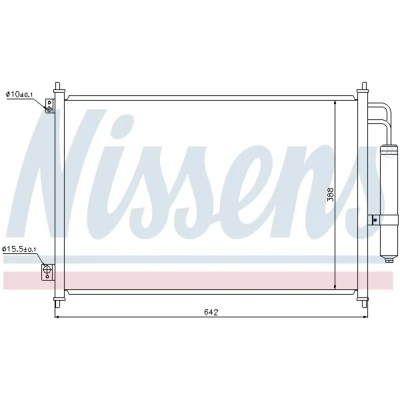 Afbeelding van Nissens Airco condensor 940121