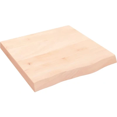 Afbeelding van vidaXL Wastafelblad 60x60x6 cm onbehandeld massief hout