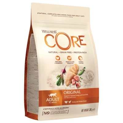 Afbeelding van Wellness Core Grain Free Cat Original Kalkoen&amp;Kip Kattenvoer 300 g