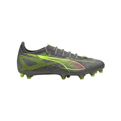 Afbeelding van Puma Ultra 5 PRO Voetbalschoenen met kunststof noppen, Heren, Maat: 41, Matte aged silver/yellow alert/sun struck Textiel/ synthetisch