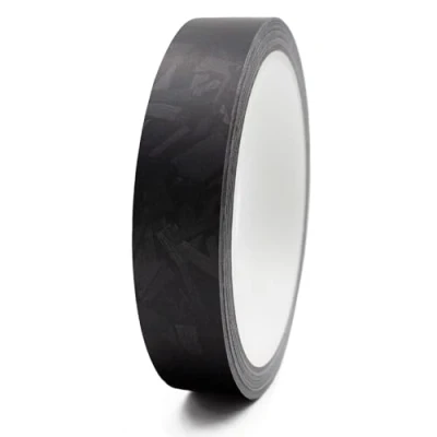 Afbeelding van Finest Folia Sierstrip, gesmeed, carbon, voor auto, vrachtwagen, motorfiets, boot, modelbouw en knutselen, zelfklevend, weerbestendig (mat zwart, gesmeed 30 mm)