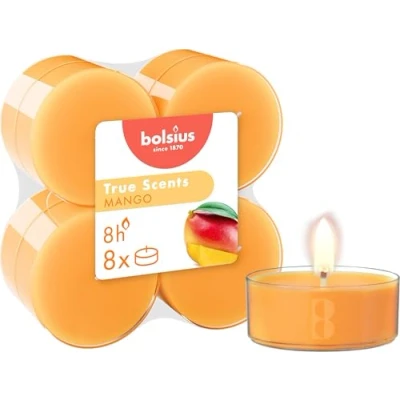 Afbeelding van Maxilichten clear cup True Scents Mango 8u Bolsius